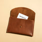 Envelope Pouch Cognac Leather