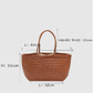 Handwoven Woven Leather Tote Bag