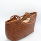 Handwoven Woven Leather Tote Bag