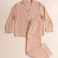 Cotton Pyjamas in Honey Checkerboard