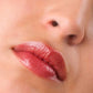 Lips wearing La Crique 03 The Red balm