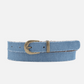 Kayla Denim-Inspired Leather Belt