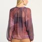 Sophie Top Dusky Geo