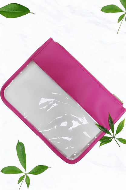 Suzie Q USA - Clear Cosmetics & Toiletry Pu Handbag
