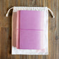 Friend Notebooks - Refillable Folio in Rose Quartz