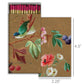 Hummingbird Wallpaper matchbox, 4.5 x 2.25 inches