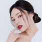 Model wearing Objet Water 002 Spicy red lip tint