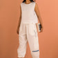 Solstice Embroidery Linen Tank