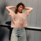 Florence Grid Tee Nectar