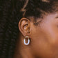 Mini Macramé Link Earrings