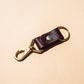 Keychain Plum Leather