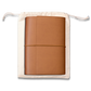Friend Notebooks - Refillable Notebook Folio > Saddle Brown Trifold