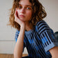 Bauhaus Short Sleeve Sweater Tee Neptune