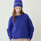 Merino Klein Blue Knit Beanie