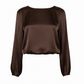 After Hours Blouse Chocolate