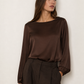 After Hours Blouse Chocolate