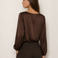 After Hours Blouse Chocolate