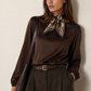 After Hours Blouse Chocolate