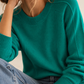 Seamed Double Neck Crew Jade