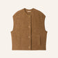 Sessùn Hanzo Sleeveless Jacket in Alpaga