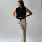 Sancia Cielo Pant Oatmeal Black 