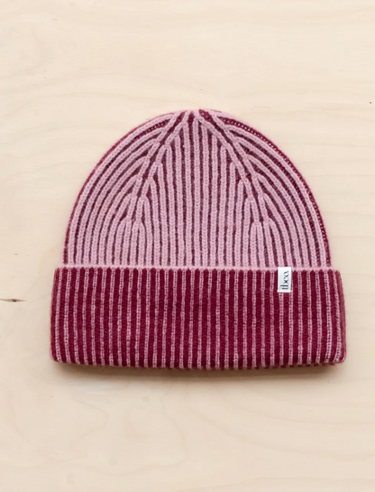 Cashmere & Merino Two-Tone Beanie