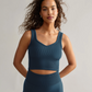Seamless Embossed Crop Tank