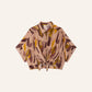 Sessùn Alfancy Tie-Front Blouse in Lanza Papier Libre