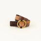 Sessùn Anota Patchwork Belt in Blue Clay