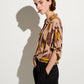 Sessùn Alfancy Tie-Front Blouse in Lanza Papier Libre