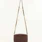 Sessùn Divinou Quilted Leather Bag in Castagna