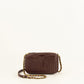 Sessùn Divinou Quilted Leather Bag in Castagna
