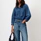 Sessùn Leone Overshirt in Denim Blue