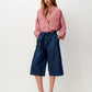 Sessùn Orregia Cropped Shirt in Grenade