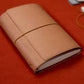Friend Notebooks - Refillable Notebook Folio > Saddle Brown Trifold
