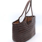 Handwoven Woven Leather Tote Bag