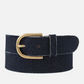 Kaylee Denim-Inspired Leather Belt