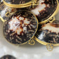 Pile of polished limpet shell trinket boxes