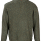 Donegal Blend Zip Neck Sweater