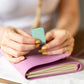 Friend Notebooks - Refillable Folio in Rose Quartz