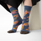 Bonne Maison Socks Oiseaux Denim