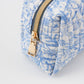 Bunny Blues Small Quilted Make Up Bag