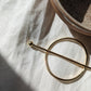 Hammered Circle Hairpin