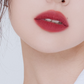 Objet Water 002 Spicy lip tint applied, close up