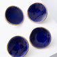Noonday Halo deep indigo earrings, two pairs