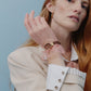 Jane Leather Watch, Gold/Brown – lifestyle shot