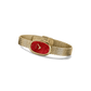 Jane Mini Tethered Watch, Gold/Scarlet – angled view