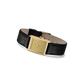 Virgil Lizard Embossed Watch, Gold/Black – angled view