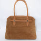 Suede Hook Shoulder Bag
