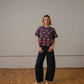 Bauhaus Short Sleeve Sweater Tee Rhodolite